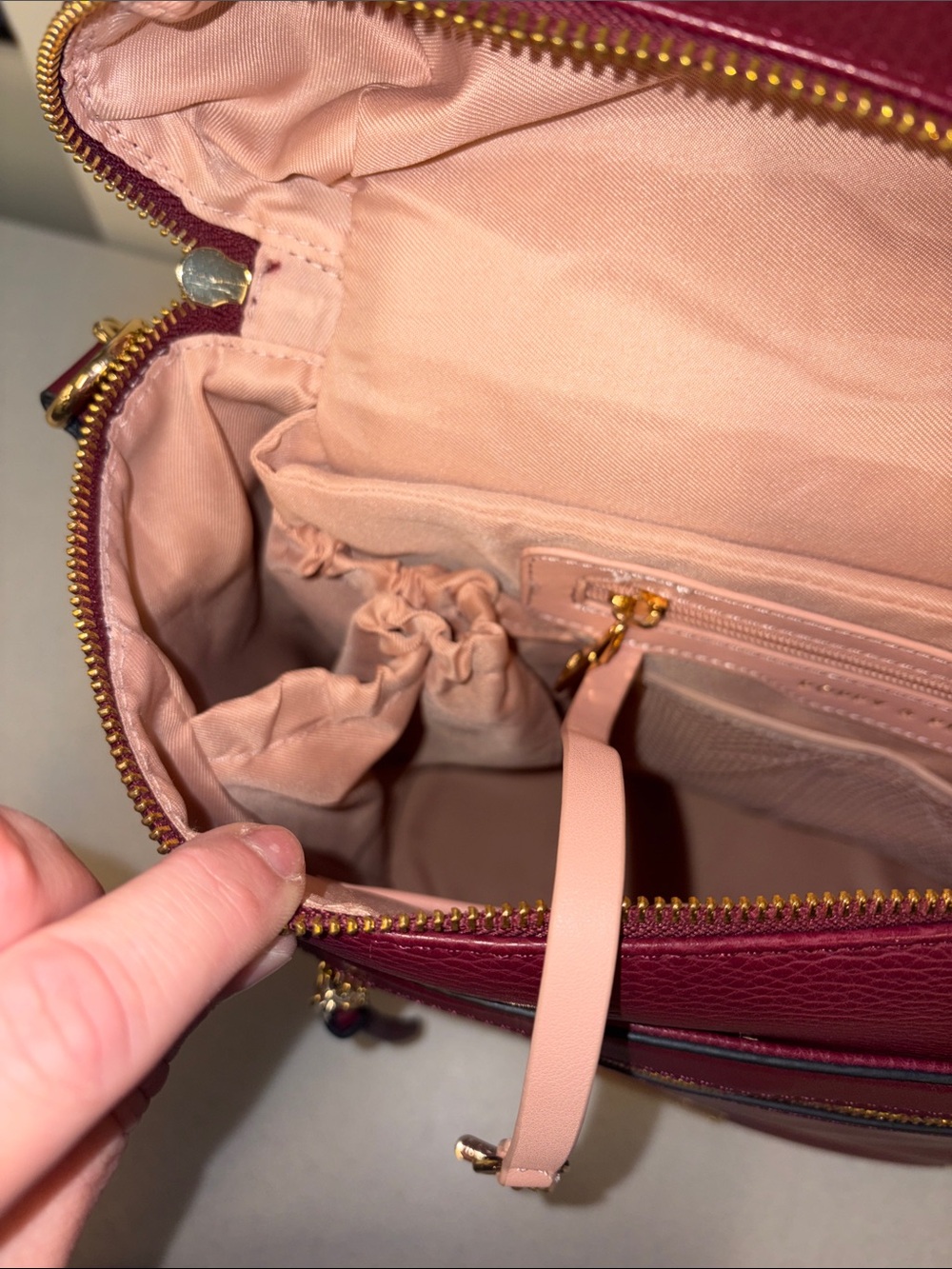Poppy & Peonies Commuter Backpack and The Lunch Bag in Berry Work/School/Travel - Picture 7 of 16